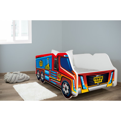 Detská auto posteľ Top Beds TRUCK 140cm x 70cm - POWER TRUCK